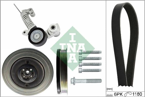 Set curea transmisie cu caneluri Schaeffler INA 529 0374 20