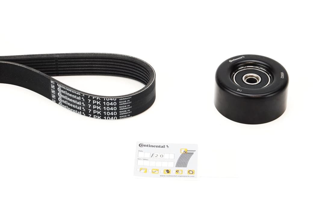 Set curea transmisie cu caneluri CONTINENTAL CTAM 7PK1040K1