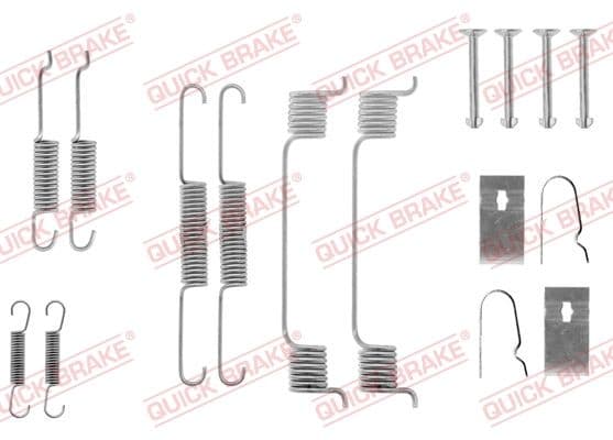Set accesorii, sabot de frana QUICK BRAKE 105-0605