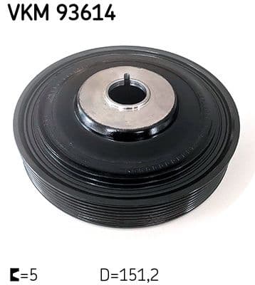 Fulie curea, arbore cotit SKF VKM 93614