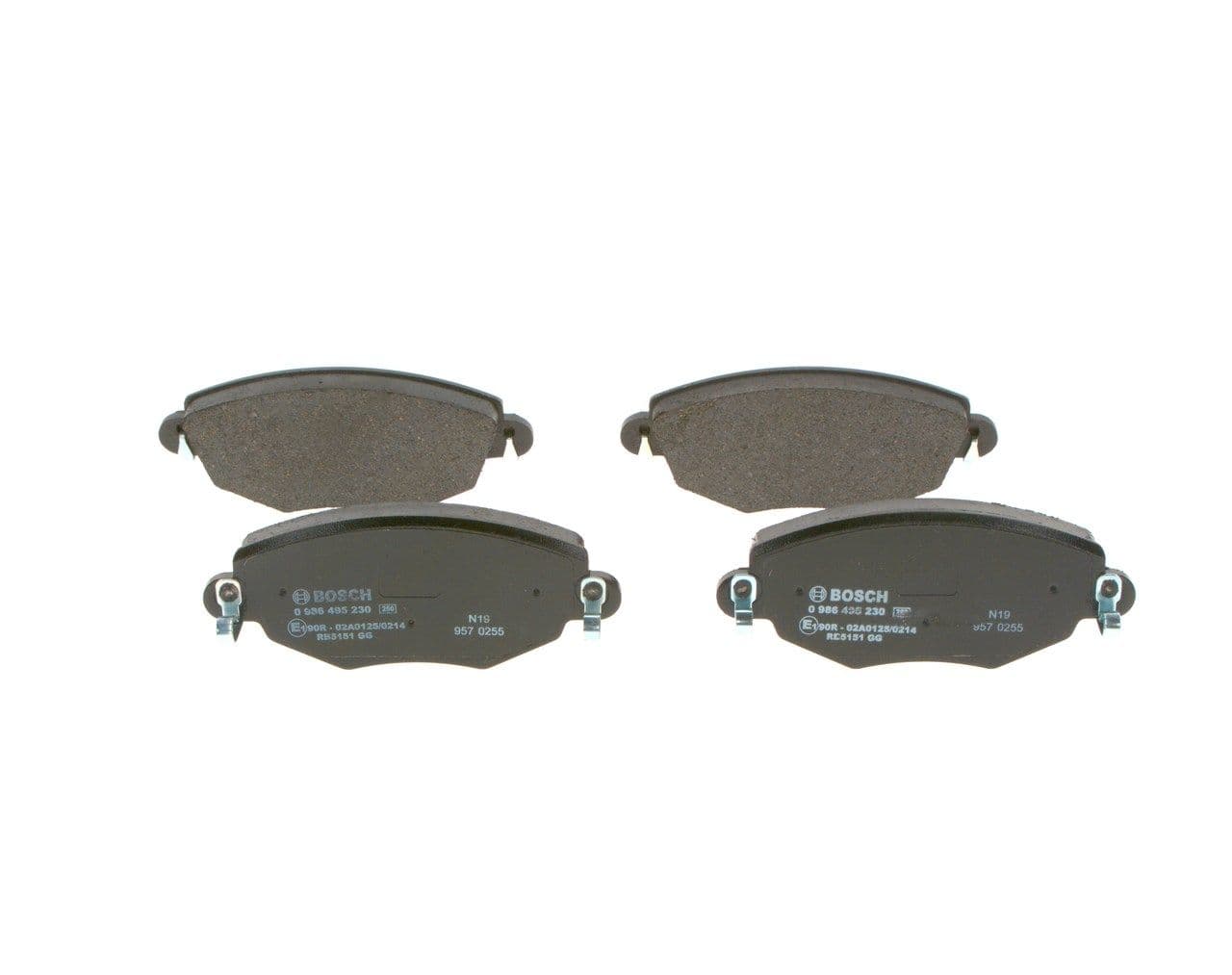 set placute frana,frana disc BOSCH 0 986 495 230