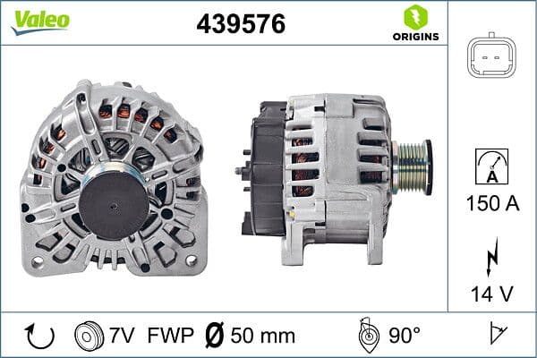 Generator / Alternator VALEO 439576