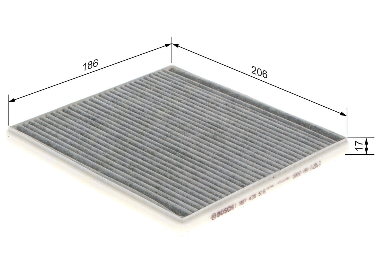 Filtru, aer habitaclu BOSCH 1 987 435 516
