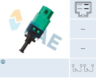 Comutator lumini frana FAE 24781