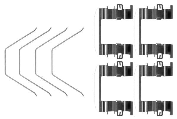 Set accesorii, placute frana TEXTAR 82549400