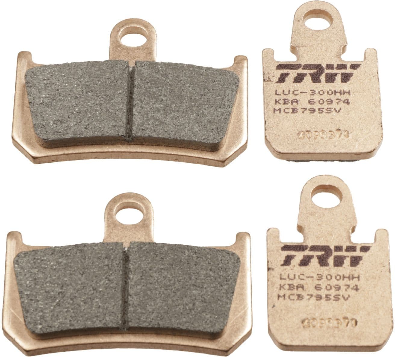 set placute frana,frana disc TRW MCB795SV