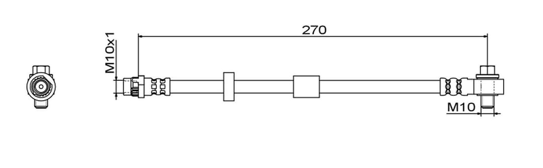 Furtun frana METZGER 4111579