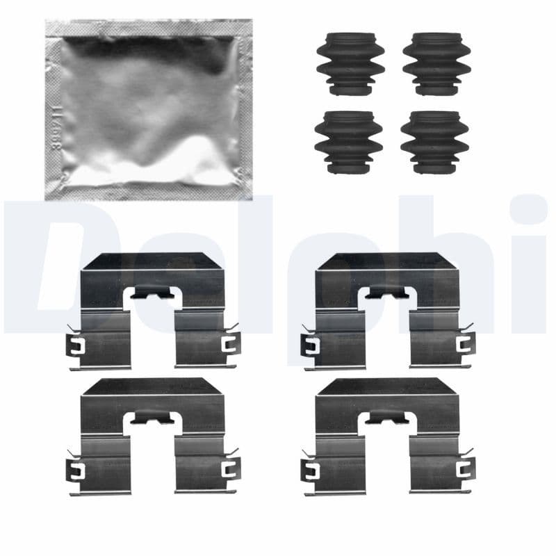 Set accesorii, placute frana DELPHI LX0729