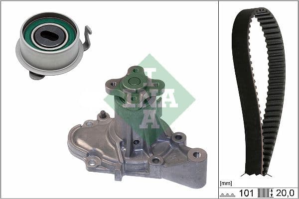 Set pompa apa + curea dintata Schaeffler INA 530 0355 30