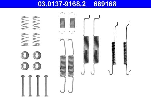 Set accesorii, sabot de frana ATE 03.0137-9168.2