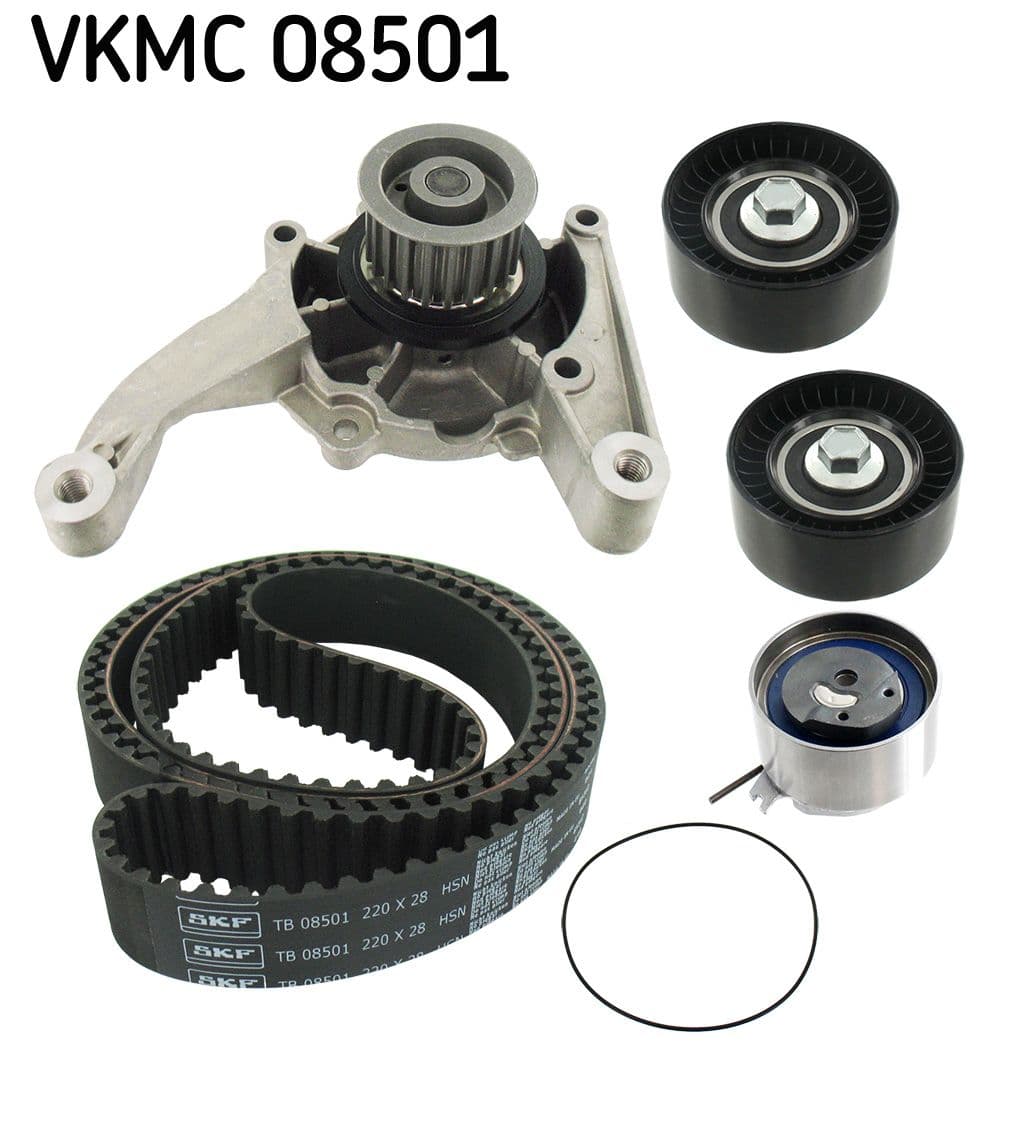 Set pompa apa + curea dintata SKF VKMC 08501