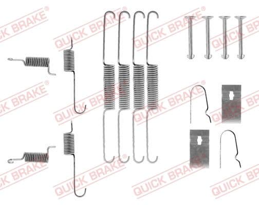 Set accesorii, sabot de frana QUICK BRAKE 105-0663