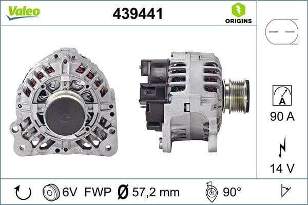 Generator / Alternator VALEO 439441