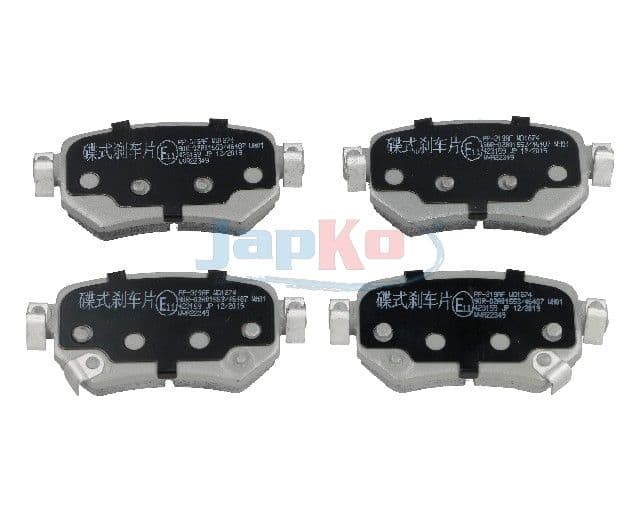 set placute frana,frana disc JAPKO 51319
