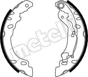 Set saboti frana METELLI 53-0090