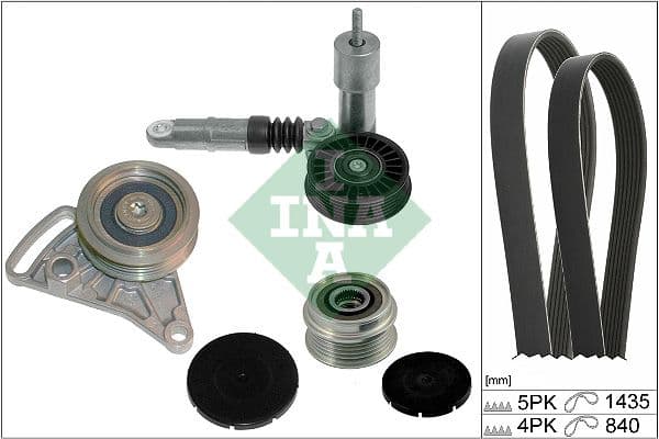 Set curea transmisie cu caneluri Schaeffler INA 529 0523 20