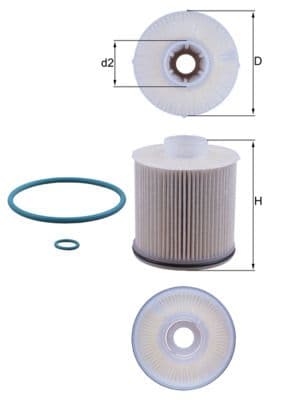 filtru combustibil MAHLE KX 486D