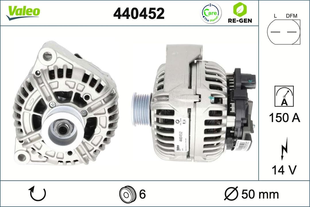Generator / Alternator VALEO 440452