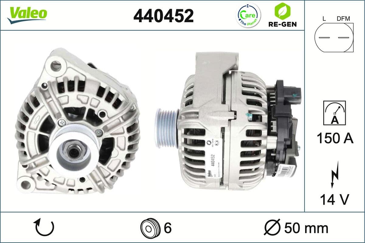 Generator / Alternator VALEO 440452