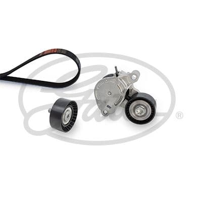 Set curea transmisie cu caneluri GATES Micro-V® K016PK1715