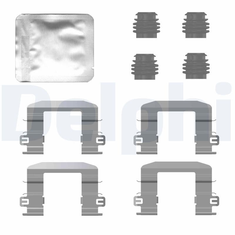 Set accesorii, placute frana DELPHI LX0780