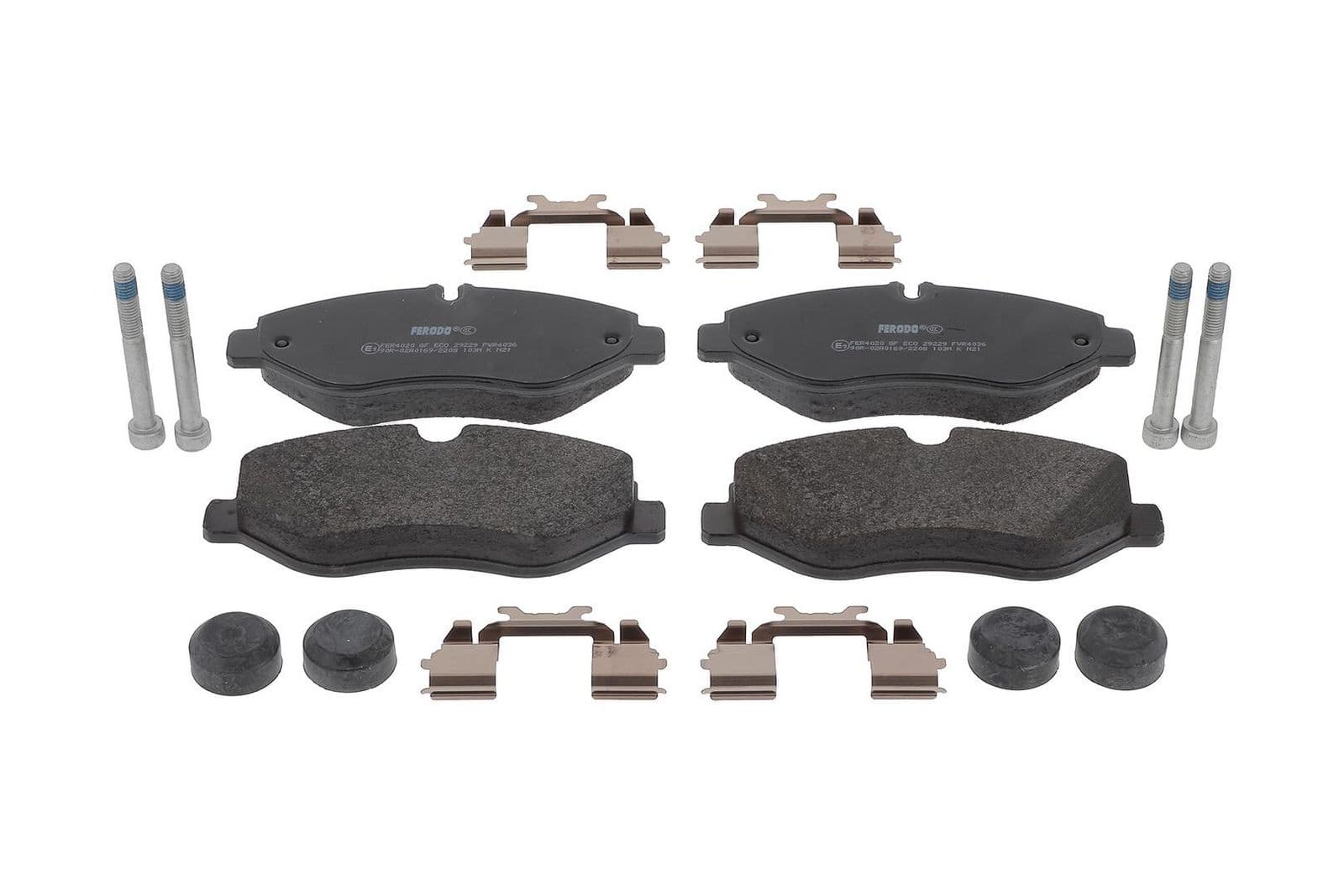set placute frana,frana disc FERODO PREMIER ECO FRICTION FVR4036