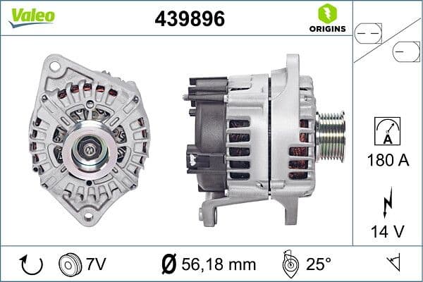 Generator / Alternator VALEO 439896