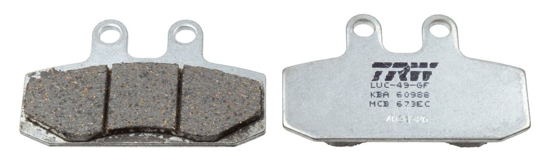set placute frana,frana disc TRW Organic Eco MCB673EC
