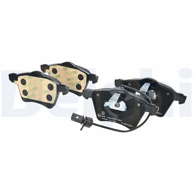 set placute frana,frana disc DELPHI LP2021