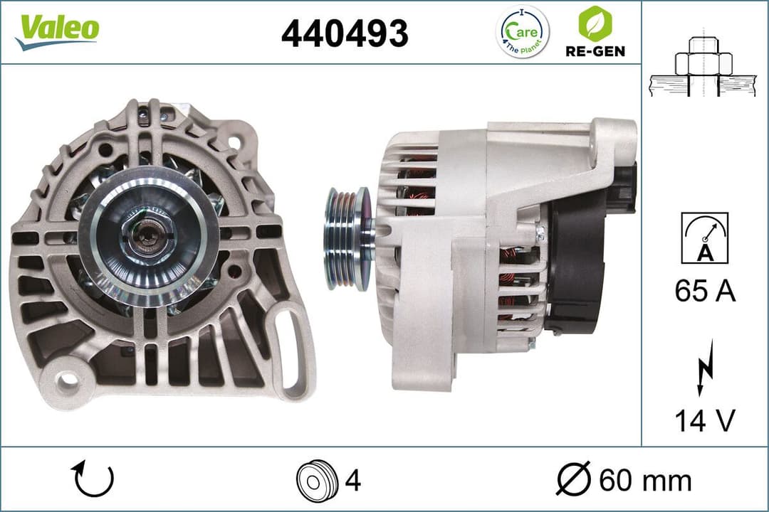 Generator / Alternator VALEO 440493