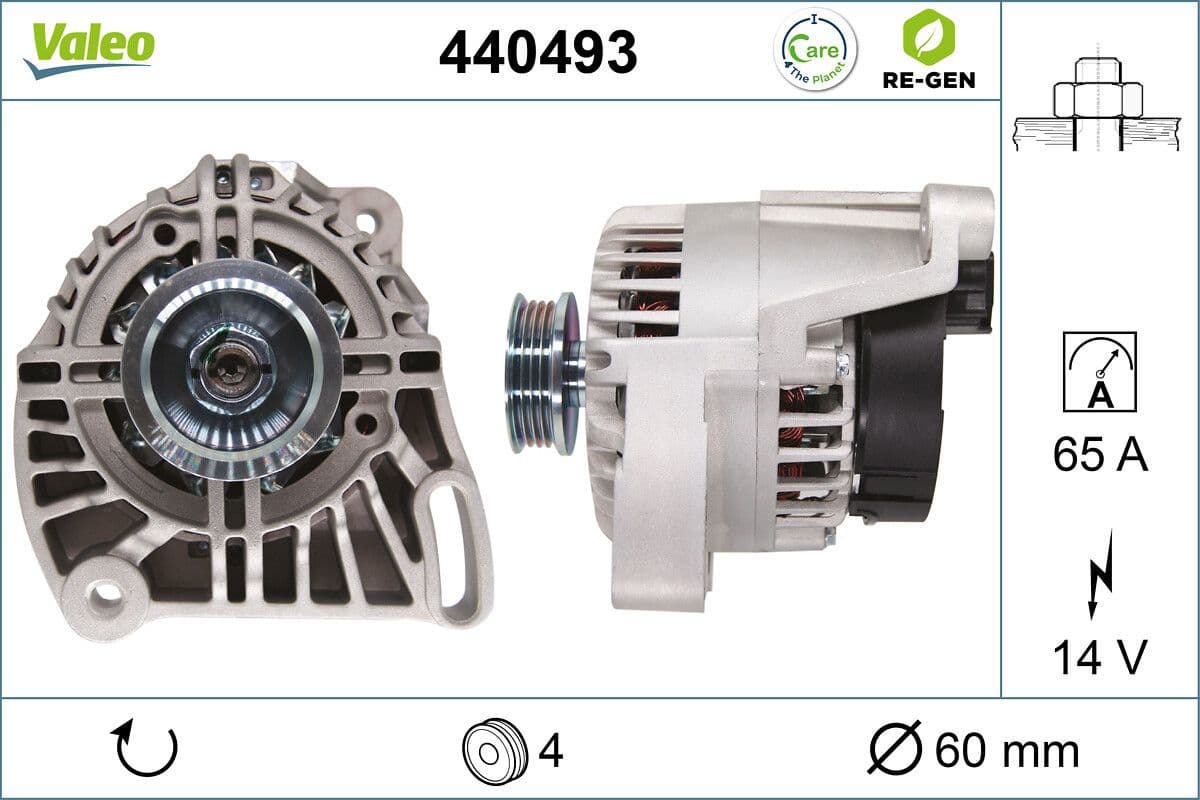 Generator / Alternator VALEO 440493
