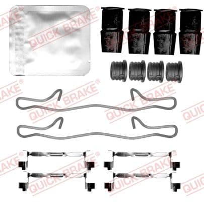 Set accesorii, placute frana QUICK BRAKE 109-0197
