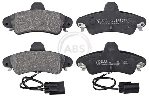 set placute frana,frana disc A.B.S. 37498