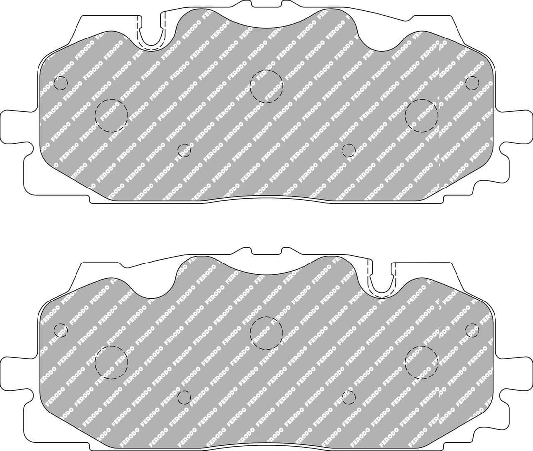 set placute frana,frana disc FERODO FCP4967H