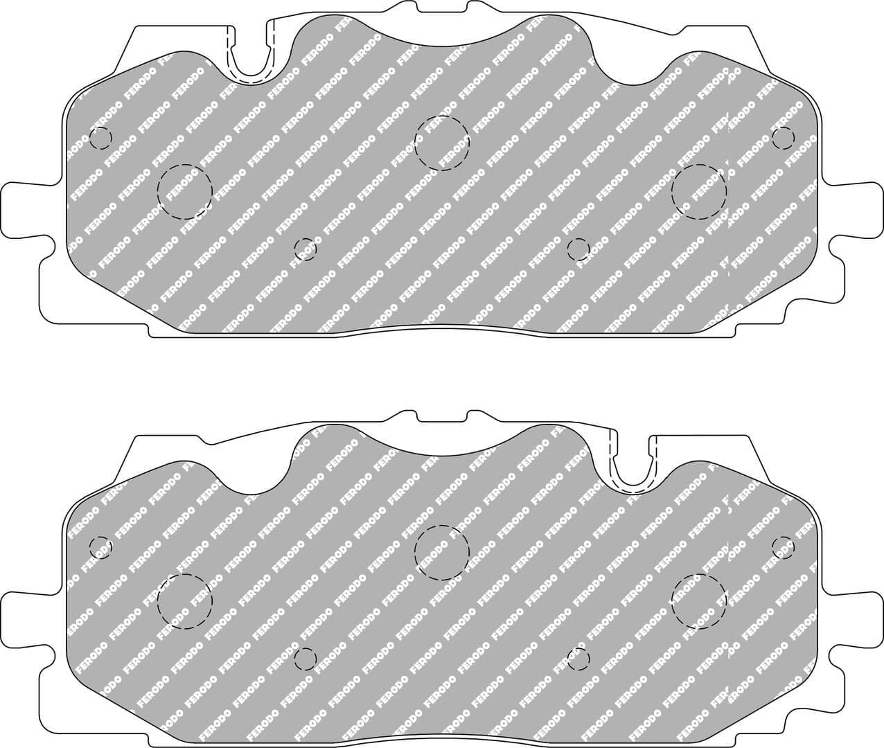 set placute frana,frana disc FERODO FCP4967H