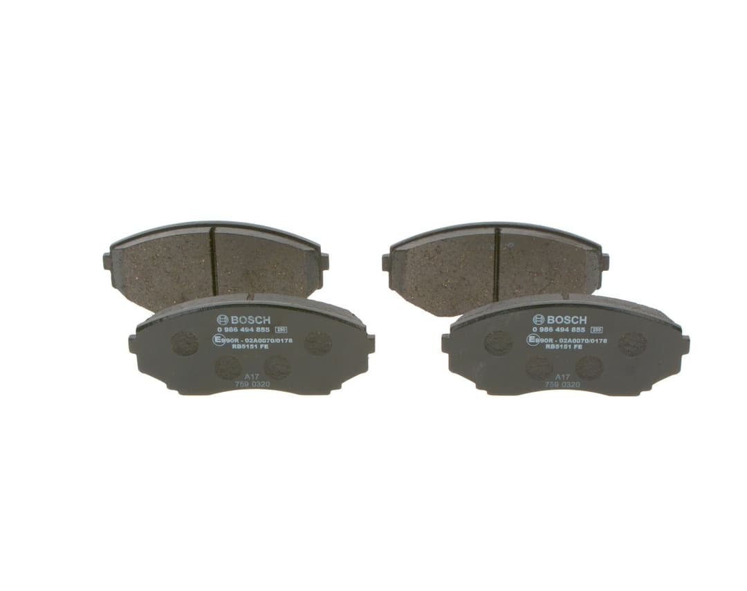 set placute frana,frana disc BOSCH 0 986 494 855