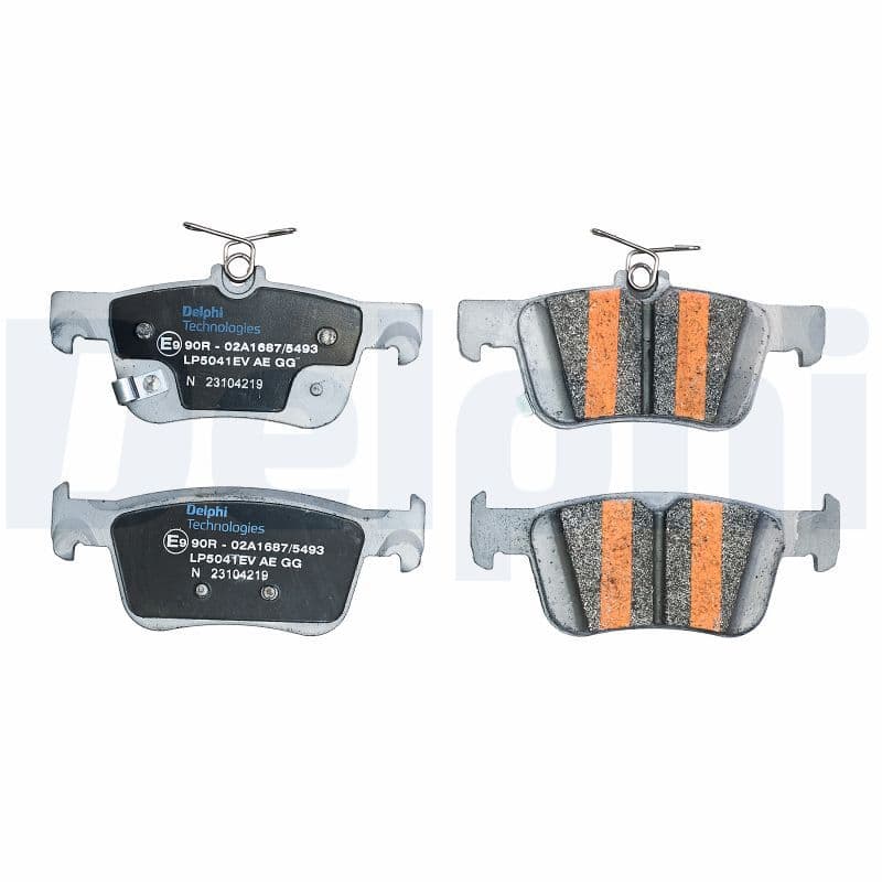 set placute frana,frana disc DELPHI LP5041EV