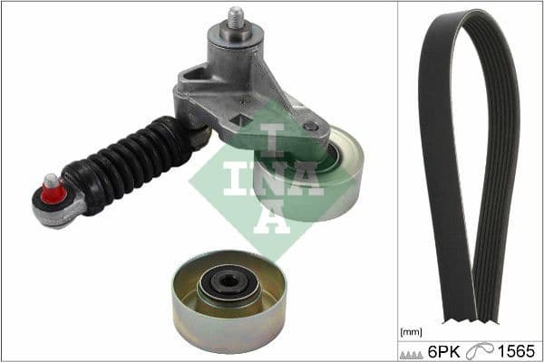Set curea transmisie cu caneluri Schaeffler INA 529 0257 10