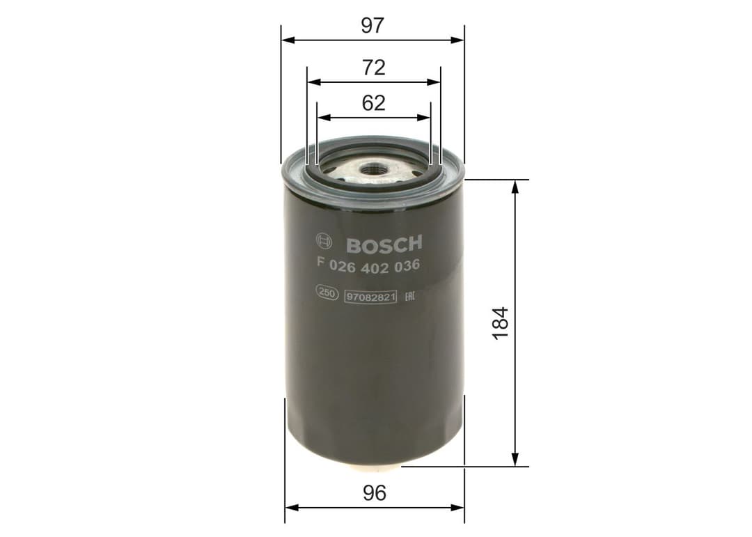 filtru combustibil BOSCH F 026 402 036
