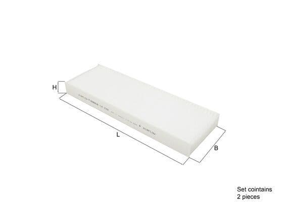 Filtru, aer habitaclu MAHLE LA 239/S