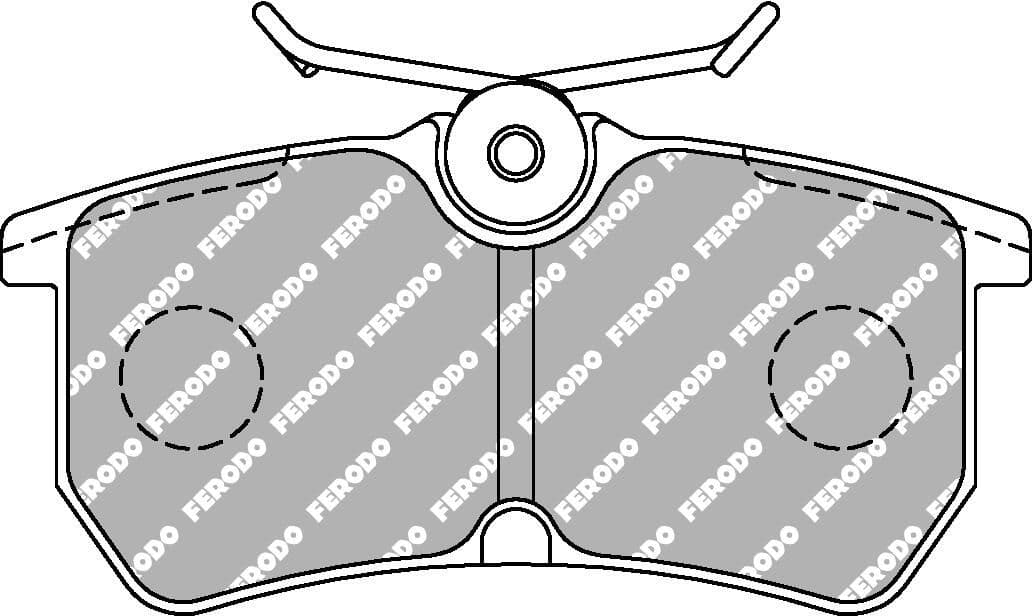 set placute frana,frana disc FERODO FCP1319H