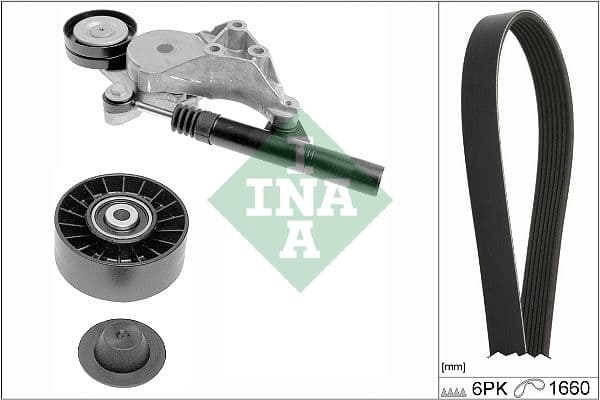 Set curea transmisie cu caneluri Schaeffler INA 529 0471 10