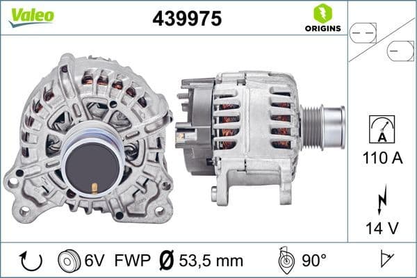 Generator / Alternator VALEO 439975