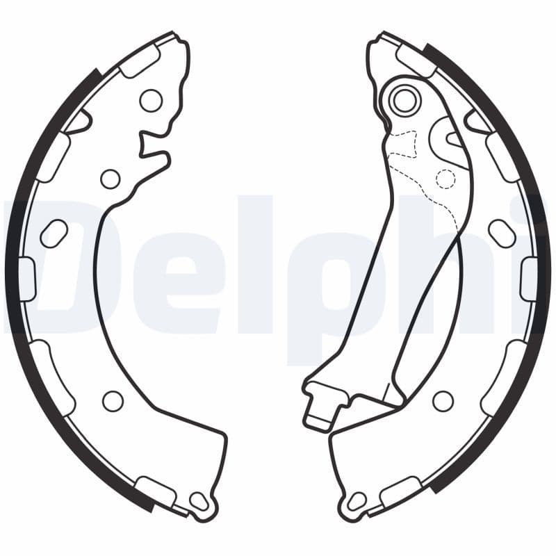 Set saboti frana DELPHI LS2150