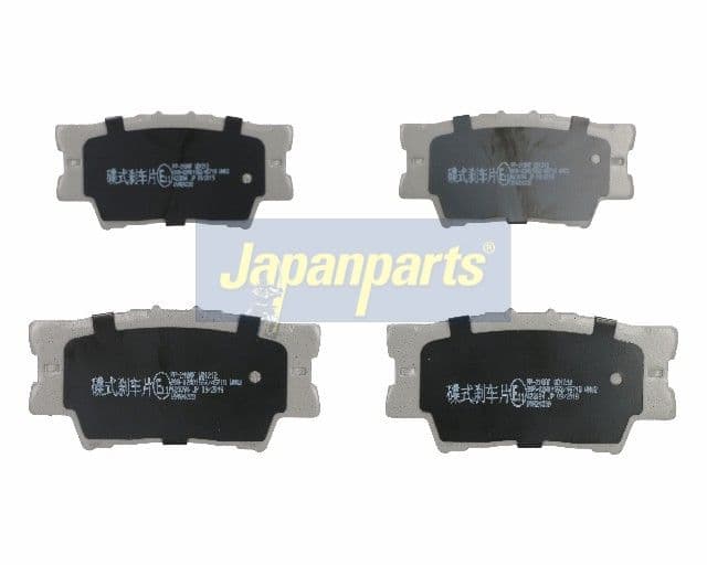 set placute frana,frana disc JAPANPARTS PP-218AF