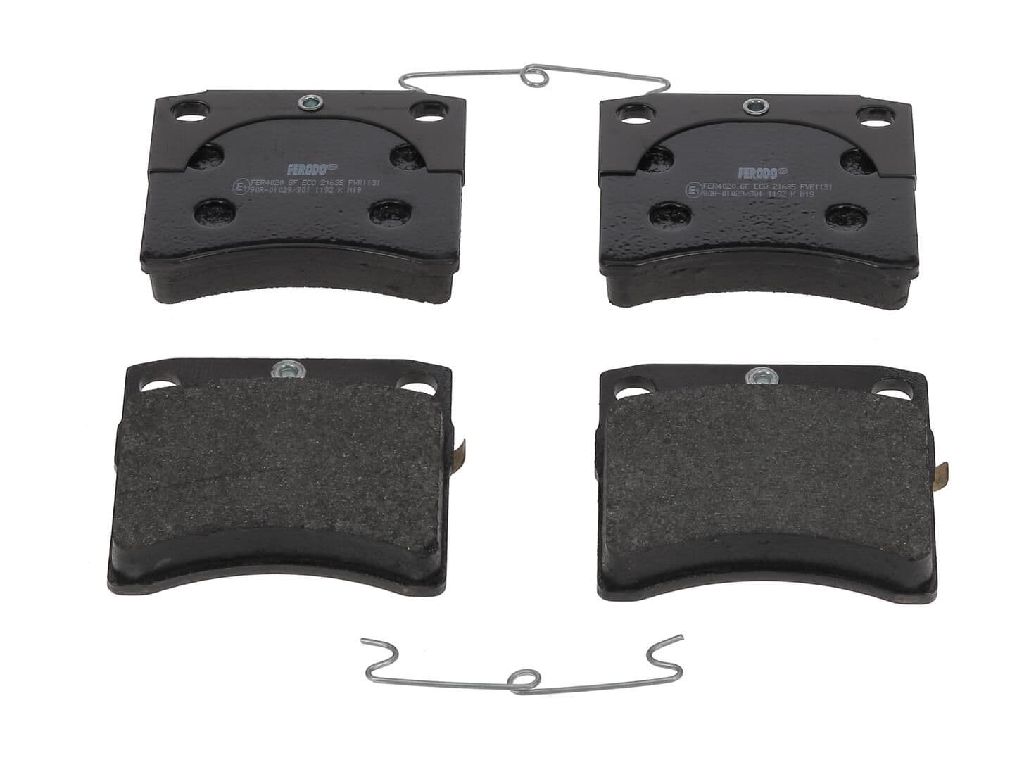 set placute frana,frana disc FERODO PREMIER ECO FRICTION FVR1131
