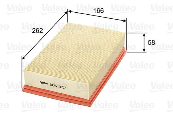 Filtru aer VALEO 585372
