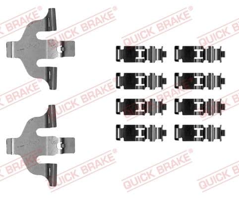 Set accesorii, placute frana QUICK BRAKE 109-0030