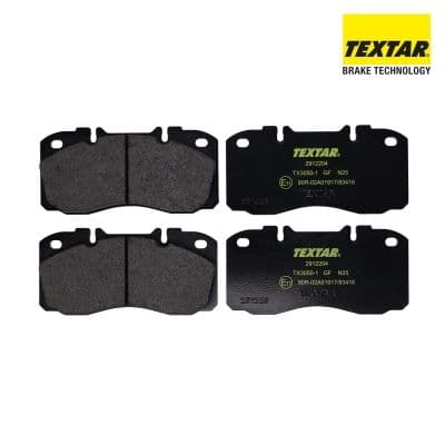 set placute frana,frana disc TEXTAR 2912204