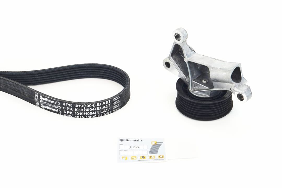 Set curea transmisie cu caneluri CONTINENTAL CTAM 6PK1019 ELAST K1
